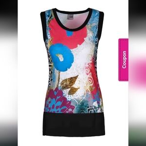 L Dolcezza Top Bali 1 Redux Tank Art To Wear Vacation Artsy ret 87.94